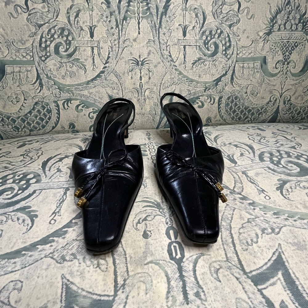 Elegant Kate Spade Black Women's Slingback Shoes